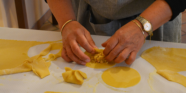 Ravioli di pasta fresca 